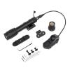 NECARL M600C 800 Lumens Tactical Flashlight with 2 Rotating Bases, with Dual Function Remote Pressure Switch, Light & Pressure Switch Mount Fit for 20mm Picatinny Mlok/Keymod Rail view 1
