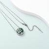 AIWENXI Circle Urns Necklaces for Ashes for Men Women Tree of Life Cremation Memorial Mini Urns Pendant Jewelry Stainless Steel Keepsakes Ashes Necklaces view 4