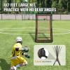 VEVOR 4x7ft Lacrosse Rebounder for Backyard, Volleyball Bounce Back Net, Folable Pitchback Throwback Baseball Softball Return Training Screen, Practice Training Rebounder Net, Angle Adjustable view 2