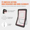 VEVOR 4x7ft Lacrosse Rebounder for Backyard, Volleyball Bounce Back Net, Folable Pitchback Throwback Baseball Softball Return Training Screen, Practice Training Rebounder Net, Angle Adjustable view 4