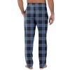 ZXCTKA Lounging Pants for Men Christmas Pajamas Size 5XL Comfy Pants Men's Pajama Pants Solid/Plaid Pajama Pants Sleep Soft Lounge Pants Pj Bottoms Sleepwear Pants with Drawstring Pockets(Blue,2XL) view 3