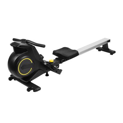 JENPECH Rowing Machine, Magnetic Rower Machine with Adjustable Resistance, Home Exercise Magnetron Flywheel Rowing Machine Black
