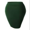 Urban CoCo Women's Elastic Waist Stretch Bodycon Midi Pencil Skirt (XS, Backish Green) view 3