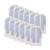 12pcs Hanging Garment Bags Lightweight Clear Clothes Full Zipper Suit Bag For Closet Storage view 1