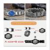 YQYZYPPZSY 29 in 1 Multi Tool Bracelets Stainless Steel Men Outdoor Survival Bracelet Hand Tools Kit Watch for Garmin 22mm 26mm /for Samsung 20mm 22mm Strap Accessories(20mm Silver Connector) view 3