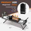 SogesPower Pilates Reformer Machine for Home Gym Workout, Foldable Pilates Equipment with Springs and Cords for Dual Resistance, Up to 400 LBS, Black 87" view 4