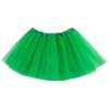Ballet Bubble Skirt Tulle Vintage Tutu Skirt Women's Tulle Skirt Green Party Dance Skirt Retro 80s Party Costume for Women view 1