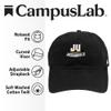 Jacksonville Dolphins Primary Logo Official Collegiate Dad Cap - The U18 Adjustable Relaxed-Fit Hat with Team Logo, Black view 2