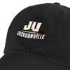 Jacksonville Dolphins Primary Logo Official Collegiate Dad Cap - The U18 Adjustable Relaxed-Fit Hat with Team Logo, Black view 4