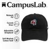 Gardner-Webb University GWU Bulldogs Primary Logo Official Collegiate Dad Cap - The U18 Adjustable Relaxed-Fit Hat with Team Logo, Black view 2