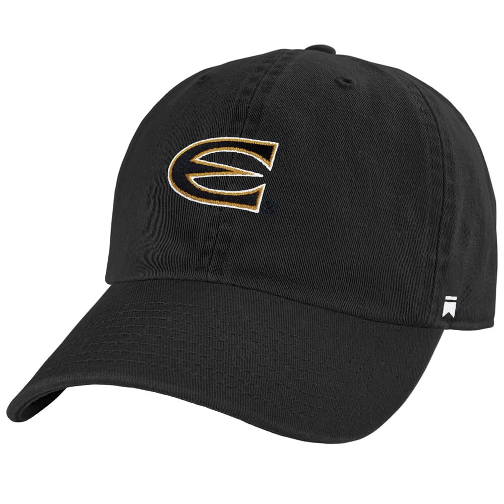 Emporia State University ESU Hornets Primary Logo Official Collegiate Dad Cap - The U18 Adjustable Relaxed-Fit Hat with Team Logo, Black
