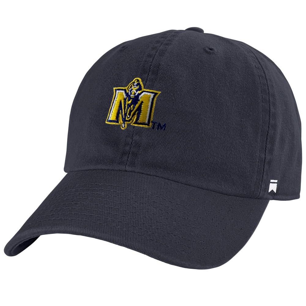 Murray State University Racers Primary Logo Official Collegiate Dad Cap - The U18 Adjustable Relaxed-Fit Hat with Team Logo, Navy