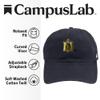 Murray State University Racers Primary Logo Official Collegiate Dad Cap - The U18 Adjustable Relaxed-Fit Hat with Team Logo, Navy view 2