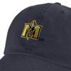 Murray State University Racers Primary Logo Official Collegiate Dad Cap - The U18 Adjustable Relaxed-Fit Hat with Team Logo, Navy view 4