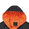 Qolkmuiy-GJ Men's Winter Insulated Thick Puffer Outwear Warm Ski Jacket Waterproof Hooded Thicken Padded Parka Hoodie (Orange,Large) view 2