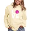 Early 2024 Valentines Shirts for Women Cute Holiday Sweater Womens Krueger Dress Women Heart Sweater Dog Sweatshirt for Women A-Beige view 1