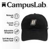Bryant University Bulldogs Primary Logo Official Collegiate Dad Cap - The U18 Adjustable Relaxed-Fit Hat with Team Logo, Black view 2