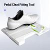 Pedal Cleat Fitting Tool, Cleat Installation Assistance for Road Shoes, Shoe Cleat Adjust Tool with Markings, Comfort and Performance for Cyclists, Cycle Plate Alignment Tool view 2