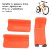 Cycle Wall Mount Stand, Cycling Pedal Hanger Wall Mount, for Garage Home Storage Road Mountain Cycle Anti Scratch (Orange Red) view 4