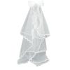 Bridal Sheer Veil Women Layered Tulle Long Bachelorette Party Wedding Veil With Vine Brim&Bowknot For Wedding Party view 1