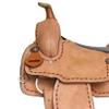 Western Saddle Set, Leather, with Headstall and Breast Collar, Tan Color, Available Size from 14 to 18 Inch Seat (18" Inch Seat) view 2