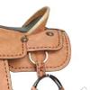 Western Saddle Set, Leather, with Headstall and Breast Collar, Tan Color, Available Size from 14 to 18 Inch Seat (18" Inch Seat) view 3