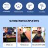 vnrutkou Standing Jumping Mat, Jump Rope Mat Shock Absorbing, Non-Skid Long Jump Mats for Floor Work Out, Large Rubber Exercise Mat, for Exercise Workout Training (1.6 X 11.5ft) view 3