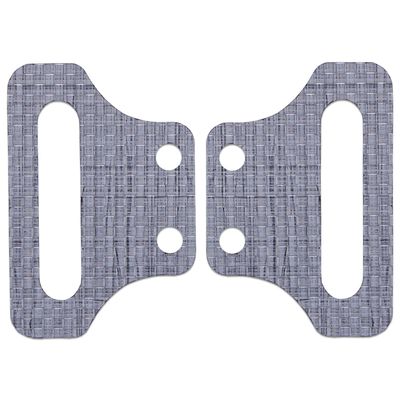 [1 Pair] OWB Tegris Belt Loops for Holsters - (Silver) - (No Hardware) - (12 Layers) - (Fits Belt Sizes Up to 1.75in) - Easy Installation - Ideal for Everyday Carry - USA Made
