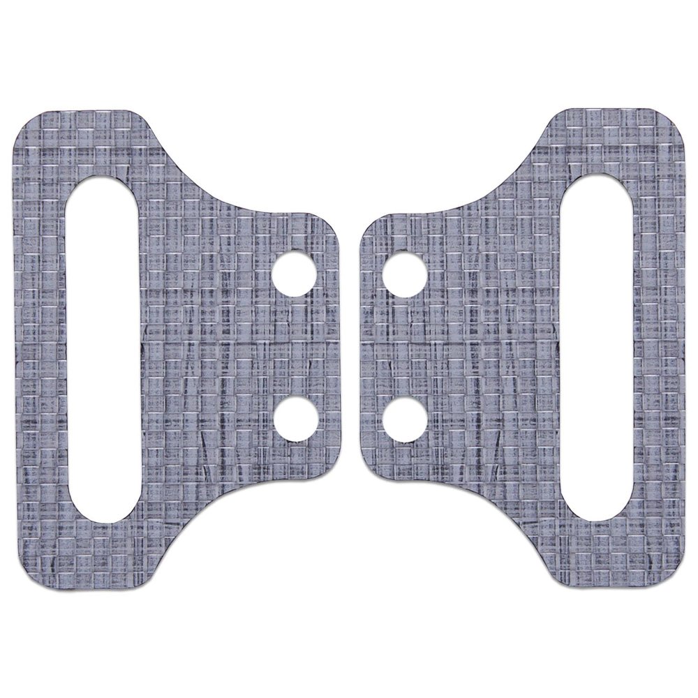 [1 Pair] OWB Tegris Belt Loops for Holsters - (Silver) - (No Hardware) - (12 Layers) - (Fits Belt Sizes Up to 1.75in) - Easy Installation - Ideal for Everyday Carry - USA Made