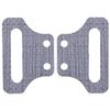 [1 Pair] OWB Tegris Belt Loops for Holsters - (Silver) - (No Hardware) - (12 Layers) - (Fits Belt Sizes Up to 1.75in) - Easy Installation - Ideal for Everyday Carry - USA Made view 1