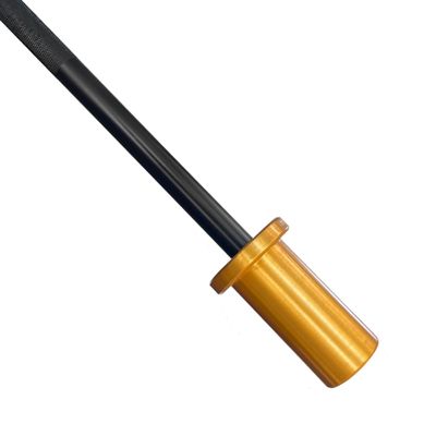 NEXO Kids 5LB Olympic Training Barbell, 5 pounds For Youth or New Weightlifting and Power Lifting (Gold)