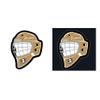 Team Sports America Evergreen NHL Anaheim Ducks Ultra-Thin LED Light Wall Sign Dcor | Full Size Replica Helmet | - 15.6 x 19 Inches | Made in USA view 2
