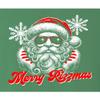X-Large Kelly Green Mens Merry Rizzmas Funny Cool Santa Christmas T-Shirt view 4