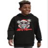 Go All Out X-Large Black Youth Merry Rizzmas Funny Cool Santa Christmas Sweatshirt Hoodie view 1