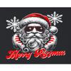 Go All Out X-Large Black Youth Merry Rizzmas Funny Cool Santa Christmas Sweatshirt Hoodie view 4