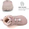 Kids Barefoot Shoes Fur Lined Zero Drop Sole,Unisex-Child Wide Toe Box Hiking Boots,Boys Girls Anti-Slip Waterproof Minimalist High Top Snow Boots (Toddler/Little Kids/Big Kids) view 3