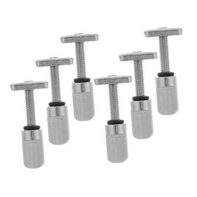 KOMBIUDA 6pcs Stainless Steel Special Screws for Tail Rudder Fin Screws for Paddleboard Sup Racing Fin