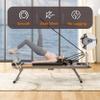 Pilates Reformer,Foldable Pilates Core Bed Workout with Dual Resistance- Springs and Cords,Wheels Equiped Easy Remove Pilates Board for Home,Christmas Valentines Day Gift (Black) view 2