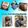 Customize Baby Beanie,Personalized Toddler Kids Beanies Winter Hat Custom Name Beanies Gifts for Adults Khaki Beanie view 3