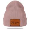 Custom Baby Beanie with Name,Personalized Toddler Kids Beanies Winter Hat Custom Name Beanies Gifts for Adults Pink Beanie view 1