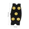 WHAMVOX Outdoor Tooth Non-Slip Ice Cleats for Shoes Silicone Skid Grippers for Walking Snow Ice and Mud Lightweight and Easy to Carry Traction Spikes for Hiking and Fishing view 2