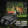 HMWOKPOT 4K Digital Infrared Night Vision Goggles, Head-Mounted Night Vision Binoculars with 8X Digital Zoom for Hunting Outdoor Surveillance Wildlife view 3