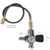 GREOENEL Amor Air Valve Gauge Regulator Fill Station 4500PSI High Pressure PCP Paintball Fill Station Stainless Steel Valve HPA CO2 Tank DIN Charging System Black M18*1.5 view 2