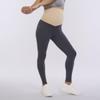 Motherhood Maternity Women's Essential Stretch Full Length Secret Fit Over The Belly Pregnancy Legging, Asphalt, Medium view 2