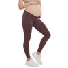 Motherhood Maternity Women's Essential Stretch Full Length Secret Fit Over The Belly Pregnancy Legging, French Roast, Small view 1