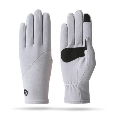 RSPGMKIX Winter Warm Gloves For Women Cycling, Wind-resistant, Touch-screen, Anti-slip, Thin, Velvet Cycling Gloves(D)