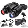 SKIOVEMI Head-Mounted Night Vision Goggles for Adults, 4K 3D Visual Digital Infrared Night Vision Binocular with 8X Digital Zoom, Include 32GB SD Card to Can Save Photos/Videos view 1