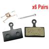 QWCFGKL 6 Pairs Bicycle Resin DISC Brake Pads Compatible with G01S G02S G03S G02A XT XTR SLX M785 M666 BR-M9000 BR-M785 M6000 RS785 view 2