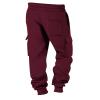 Baggy Cargo Sweatpants for Men Drawstring Waist Fleece Lined Joggers with Pockets Soft Athletic Workout Track Pants Sweat Pants Mens Sweatpants for Men Cargos view 4