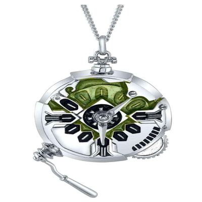 Ekko Stopwatch Pendant Ekko Cosplay Costume Accessories Halloween Carnival Party Outfits Prop Silver